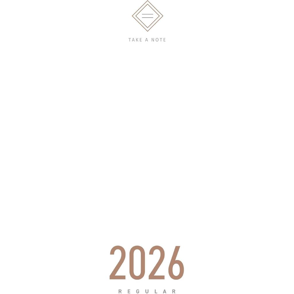TAKE A NOTE 2026 REGULAR PLANNER A5 - ENGLISH Ver.