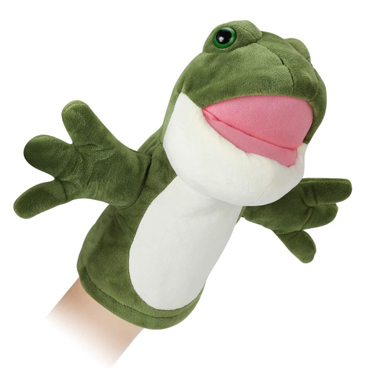 

ENN LLC Hand Puppet, Plush Toy, Ventriloquist Puppet Show Glove Puppet (Frog)
