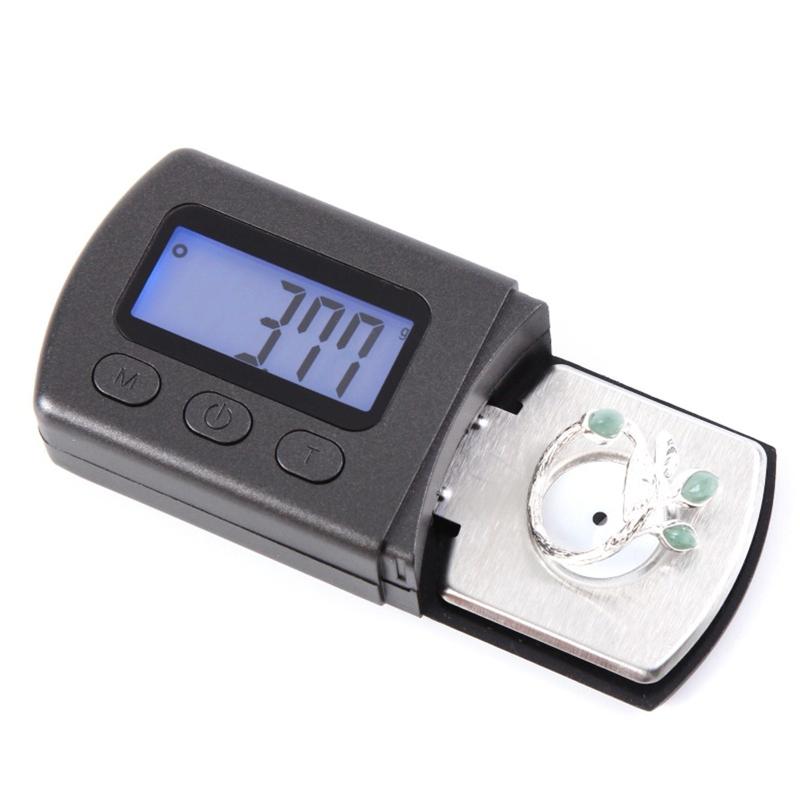 Tragbare digitale Plattenspieler-Nadelkraftwaage Schmuck Vinyl Messgerät 0,01 g/5,00 g LCD-Hintergrundbeleuchtung für Tonarm Tonabnehmer