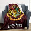 1pc Harry Potter Flannel Throw Blanket - HD Printed Lightweight Soft Warm All-Season Blanket for Sofa, Bed, Travel, Camping 119