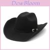 Vintage Cowboy Hat With Wide Brim For Summer Sun Protection And Breathability