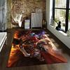 LOL game character printed flannel carpet, non-slip, suitable for bedroom, living room, and children's room decoration