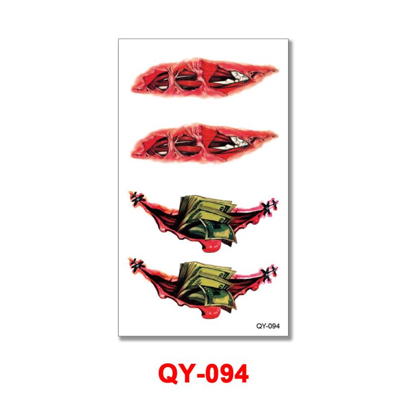 

Lifelike Fashion Portable Decorations Scar Delicate Practical Health & Beauty Waterproof Sticker Simple Durable Halloween 60x105mm