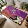 Rapper KKanye WWest Floor Mat Soft Flannel Absorbent Mat Non-Slip Rug Home Bedroom Bathroom