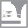 Stabilo Swing Cool Textmarker Wasserbasiert Keilspitze 1-4mm Strich Gelb Ref. 265/24 [10er-Pack] Textmarker (Parallelimport)