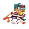 BBQ Grill Toys for Kids Color Changing Food Realistic Interactive Kitchen Playset Preschool