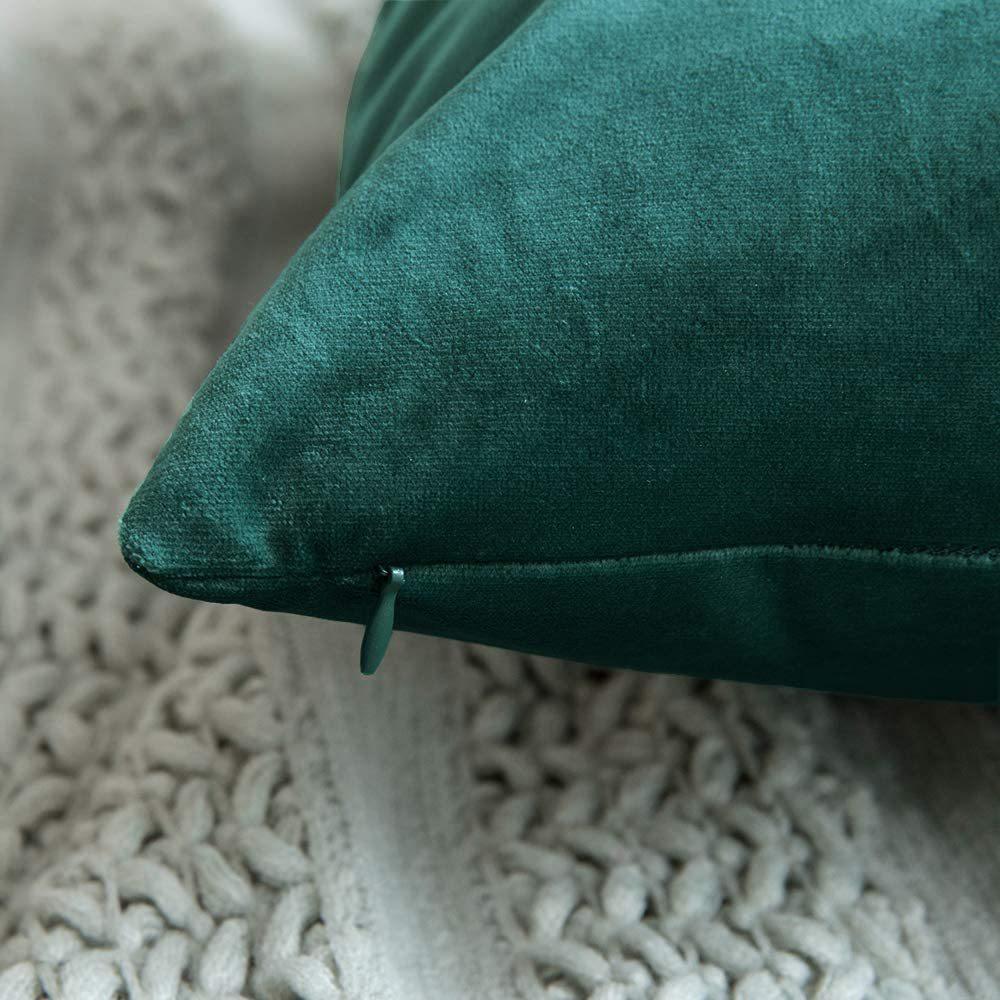 Sametový povlak na polštář v severském stylu, domácí polštář, odnímatelný, pratelný, jednobarevný, holandský samet, medový samet, polštář v retro stylu