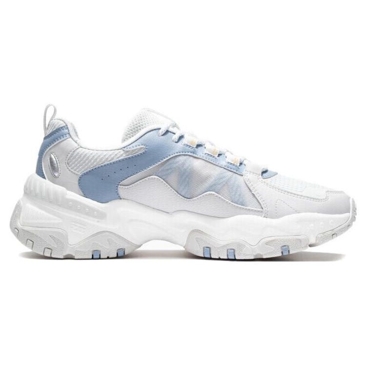Li-Ning New Path Shock Absorbing Wear Resistant Rebound Low Top Sports Casual Shoes Men Sneakers Gray Blue AGLS049-1
