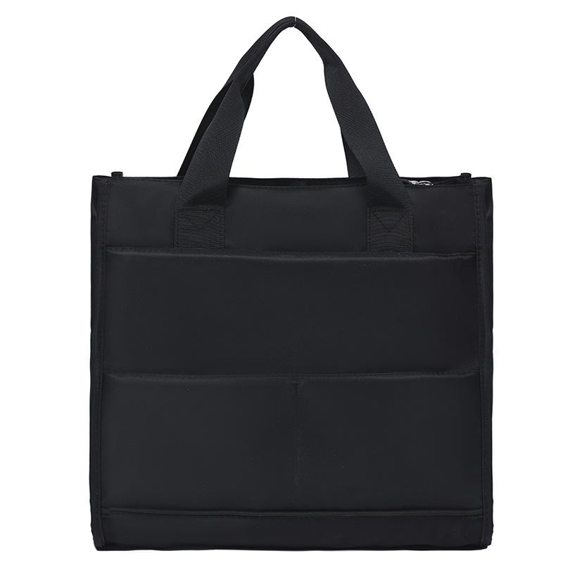 TS JYL laptop bag,Men Business Briefcase Large Oxford Laptop Bag A4 Document Multi-Layer OneSize чёрный