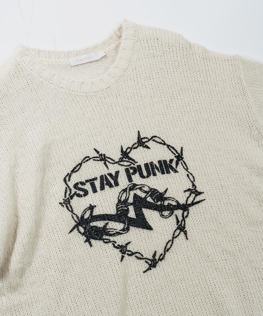 VASTIC Stay Funk Brush Knit_Ivory