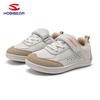 HOBIBEAR Kids' Wide-Head Breathable Velcro Shoes - Soft, Wear-Resistant Synthetic Leather for Boys & Girls