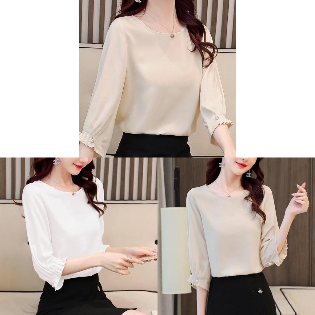 Abstract Chic Blouse With Modale Fabric For Office Work And Casual Wear