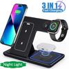 15W Fast Wireless Charger Stand For iPhone  iPhone 15 14 13 16 Apple Watch 3 In 1 Foldable Charging Station For iPhone 15 14 13 Watch 9 8 7Airpods Pro