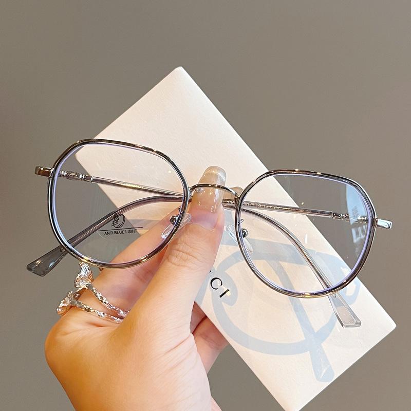 New Style Women'S Glasses Round Shape  Material Female Eyeglass Frames Blue Light Blocking Women'S Glasses Frames