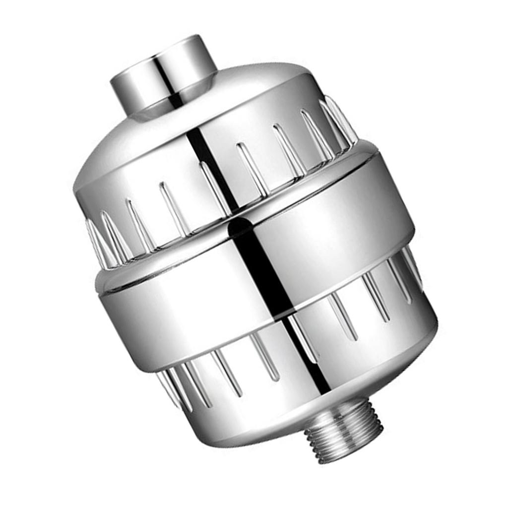 Uniwersalny filtr do głowicy prysznicowej 15 warstw poprawiający problem skóry odporny na rdzę filtr do wody w łazience