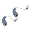 2PCS Digital Sound Enhancer Rechargeable Sound Hearing Device with Noise Cancelling for Seniors Adults Hearing Loss Blue