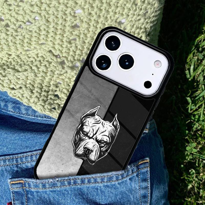 Pit Bull Lovely Dog Pitbull mobile phone case Compatible with IPhone 17 16 15 14 13 12 11Pro Max 17 Air cover