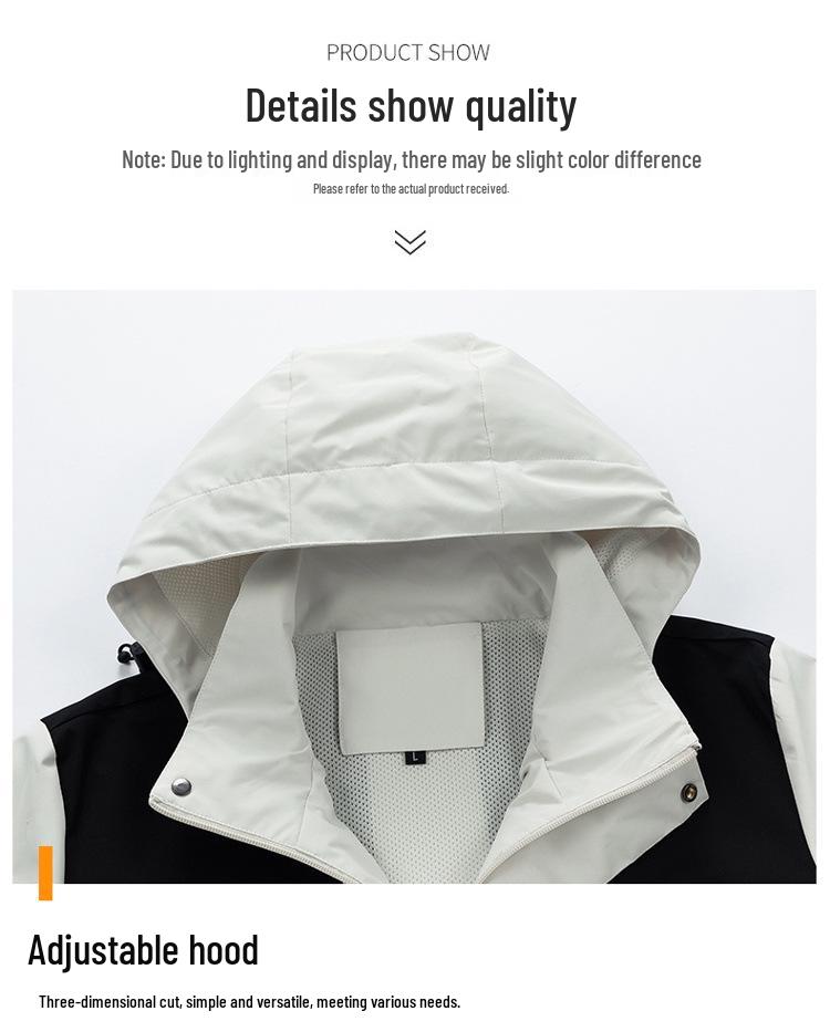Unisex Windproof Waterproof Outdoor Jacket - Spring/Autumn Travel & Cycling