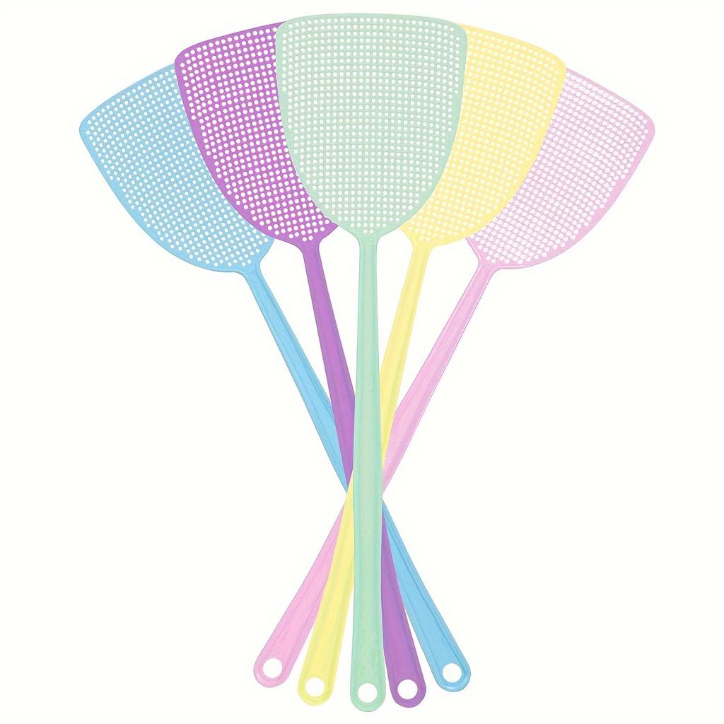 Plastic Long-handled Fly Swatter Pest Control Tool Manual Plastic Fly Swatter Insect Repellent and Mosquito Control Home Garden