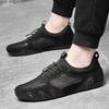 2021 Men's Summer Mesh Octopus Loafers: Breathable Slip-On Leather Casual Driving Shoes