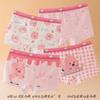 Pure Cotton Cartoon Boxer Briefs for Girls - Toddler to Pre-Teen Sizes