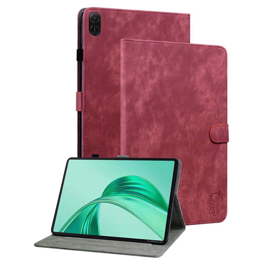 Für Honor Pad X8a Hüllen Tiger-Aufdruck Kratzfestes PU-Leder Tablet-Hülle