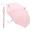 FLOATUS 10358 Pale Pink Long Umbrella with Incredible Water Highly 100cm UV Suitable for Rain or Shine Repellency, Windproof, One-Touch Jump,