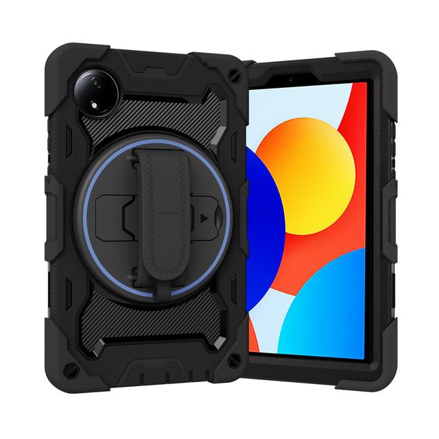 

Rotating Armor Kickstand Case For Xiaomi Redmi Pad SE 8.7 2024 Rugged Cover For Redmi Pad SE 4G 8.7 Shockproof With Hand Strap Redmi Pad SE 8.7 чёрный