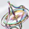 Fingertip Gyro Anti-gravity Super Sound-off Rotated Zinc Alloy Colorful Gyro Stress Relief Fidget Toy Fingertip Spinning Top Decompression Spinner