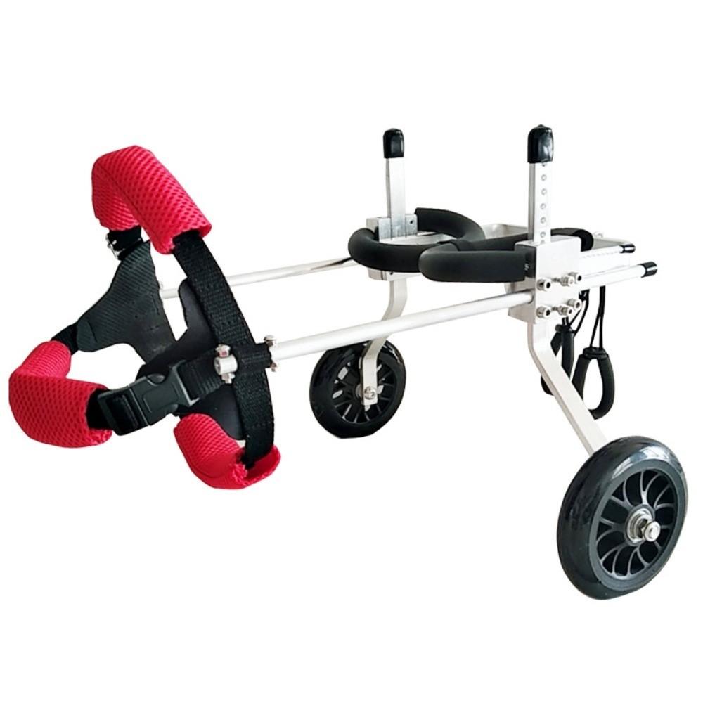 Adjustable Dog Wheelchair 2 Wheels Pet Wheelchair Pet Mobility Aid  Small And Medium Dog