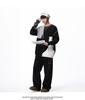Men's Patchwork Color Block Sweater - Winter Casual Loose Fit Knitwear with Personality Design