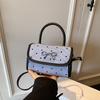 Girls Bow Baguette Armpit Bag New High-end Texture Fashion Casual Shoulder Messenger Bag Women