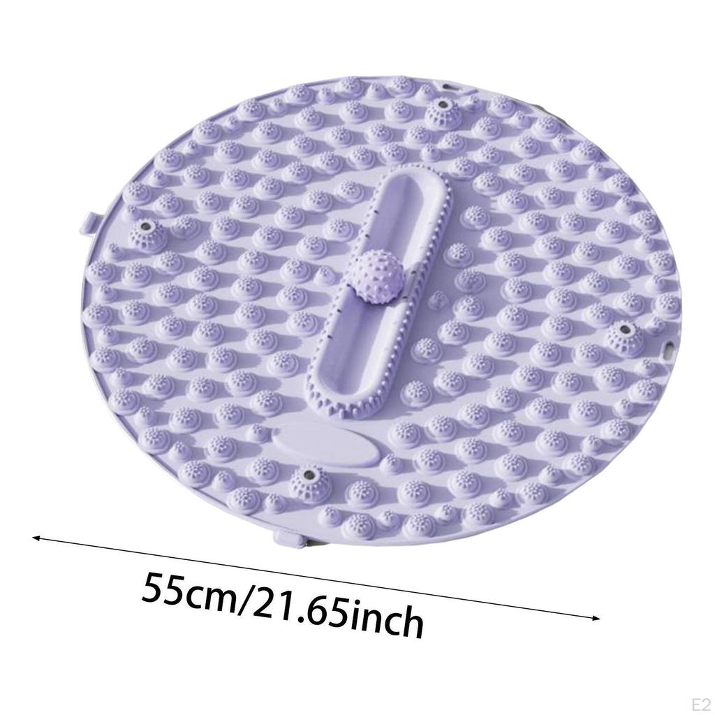 Fußmassagekissen Akupressurmatte 21,65 Zoll Durchmesser Bequem Vielseitig Rundes Massagegerät Stehend