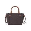 Michael Kors Hamilton Legacy Monogram Chain Vintage Commuter Leather Shoulder Bag Women Handbags Dark-Brown Acorn-Brown 30F1G9HS5B-252