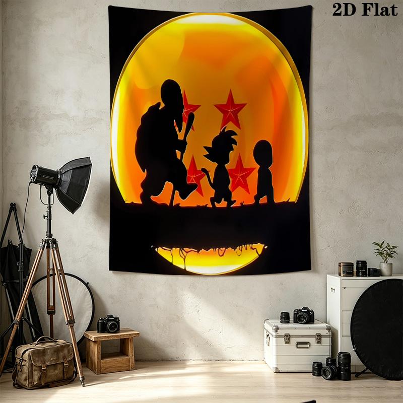 Dragon Ball Super Wall Tapestry Aesthetic Wall Hanging Printed Fabric Blanket Decorative Tapestries For Bedroom Living Room Home Decor