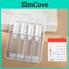 Empty Set Clear 1 15ml Refillable Airless Vacuum Pump Cream Lotion And Spray Portable Bottle Set Sample Packing For Toiletries