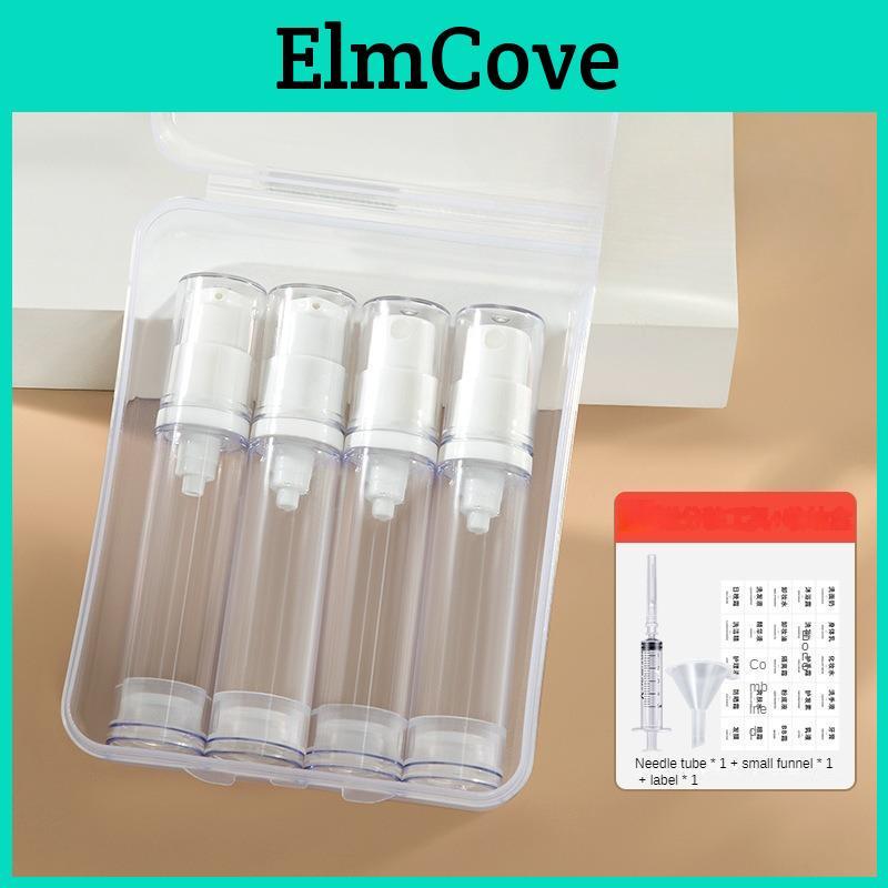 Empty Set Clear 1 15ml Refillable Airless Vacuum Pump Cream Lotion And Spray Portable Bottle Set Sample Packing For Toiletries