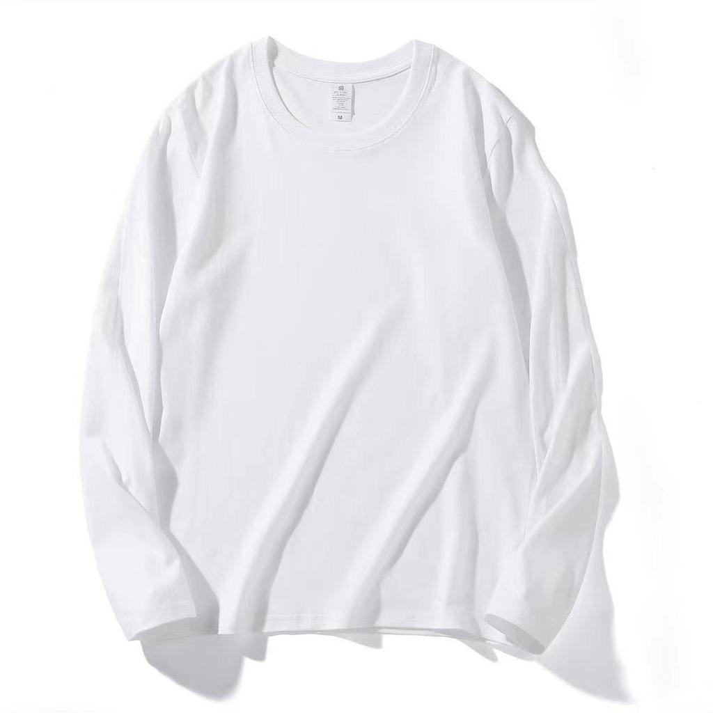 Men's Autumn/Winter Plus Velvet Thick Warm Long-Sleeve Round Neck T-Shirt