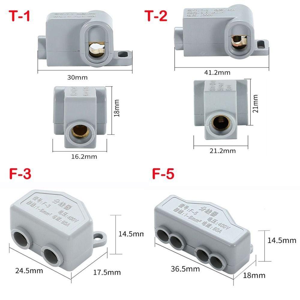 Electrical Connectors High Power High Power Splitter Conductor Brass Large Current Wire Connector Terminal Blocks