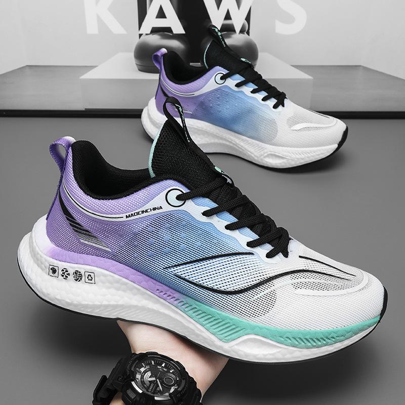 Summer new mandarin duck basketball shoes mesh breathable sports shoes student sneakers basketball