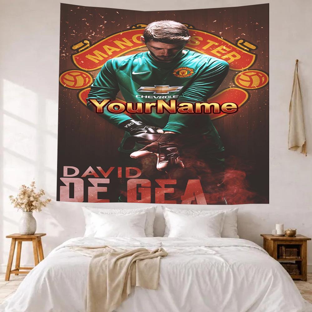 Manchester Custom Your Name Wall Decor Tapestry Art For Pet Memorial Birthdaywedding Party Backdrop Family Gift
