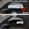 Rückspiegelabdeckung Kappe Spiegelkappe Seitenspiegelabdeckung Glänzend Schwarz Passend für Volvo C30 C70 S40 S60 V40 V50 V70 2008- 2010