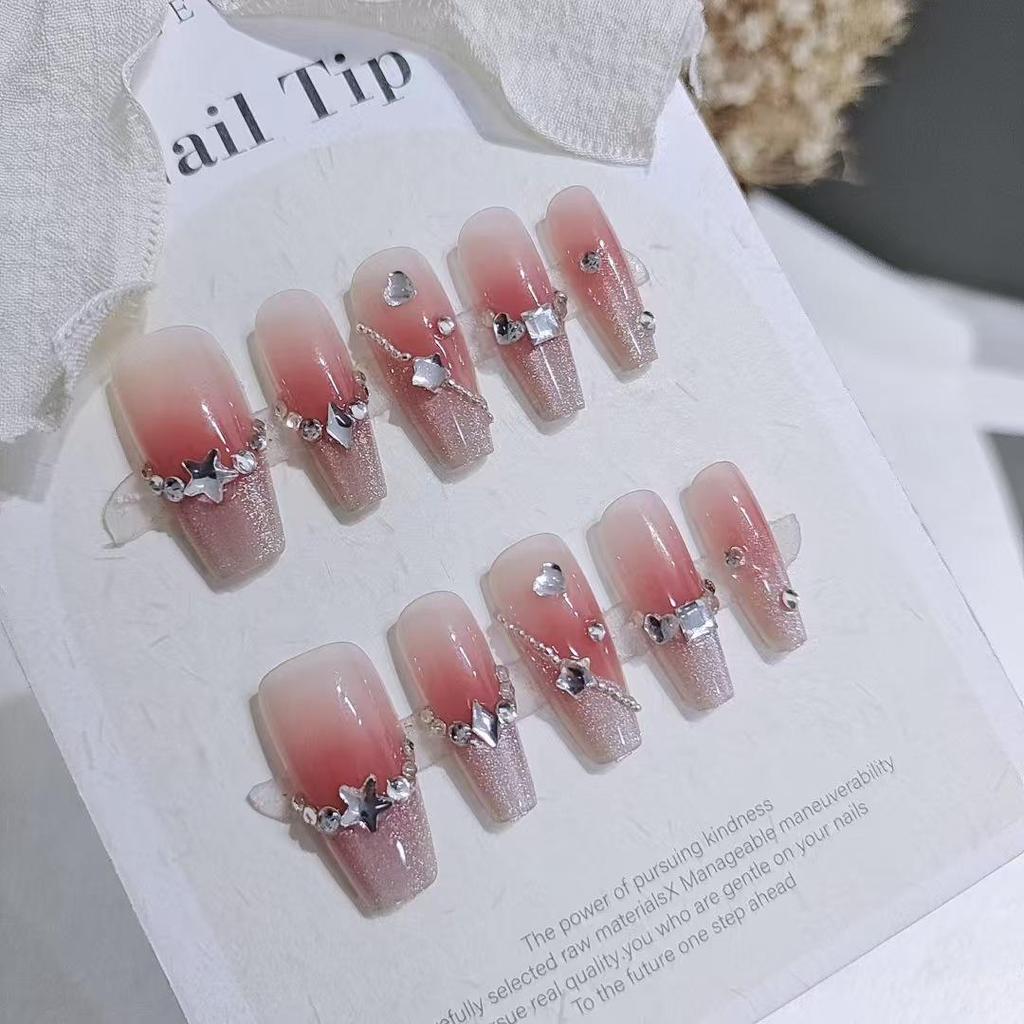 Floating Light Sweetheart Ladder Nail Art - 30 Piece Set