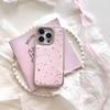 Pink Polka Dots Stars Musical Notes Cat Phone Case for iPhone 17 16e 16 15 14 13 12 11 Pro Max X XR Air Plus Luxury Clear Soft