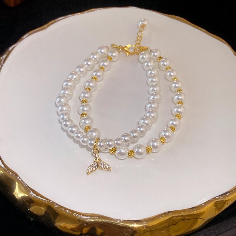 2024 Trendy Freshwater Pearl Bracelet: Simple, Elegant European & American Style Jewelry