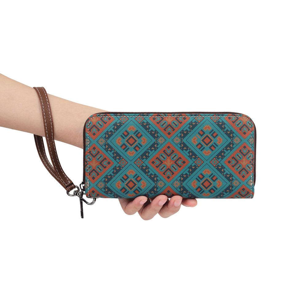 

Ретро и высококлассный кошелек из парчи Чжуан с функциями, модный и индивидуальный женский кошелек для монет 19*9.5*2.2cm зелёный