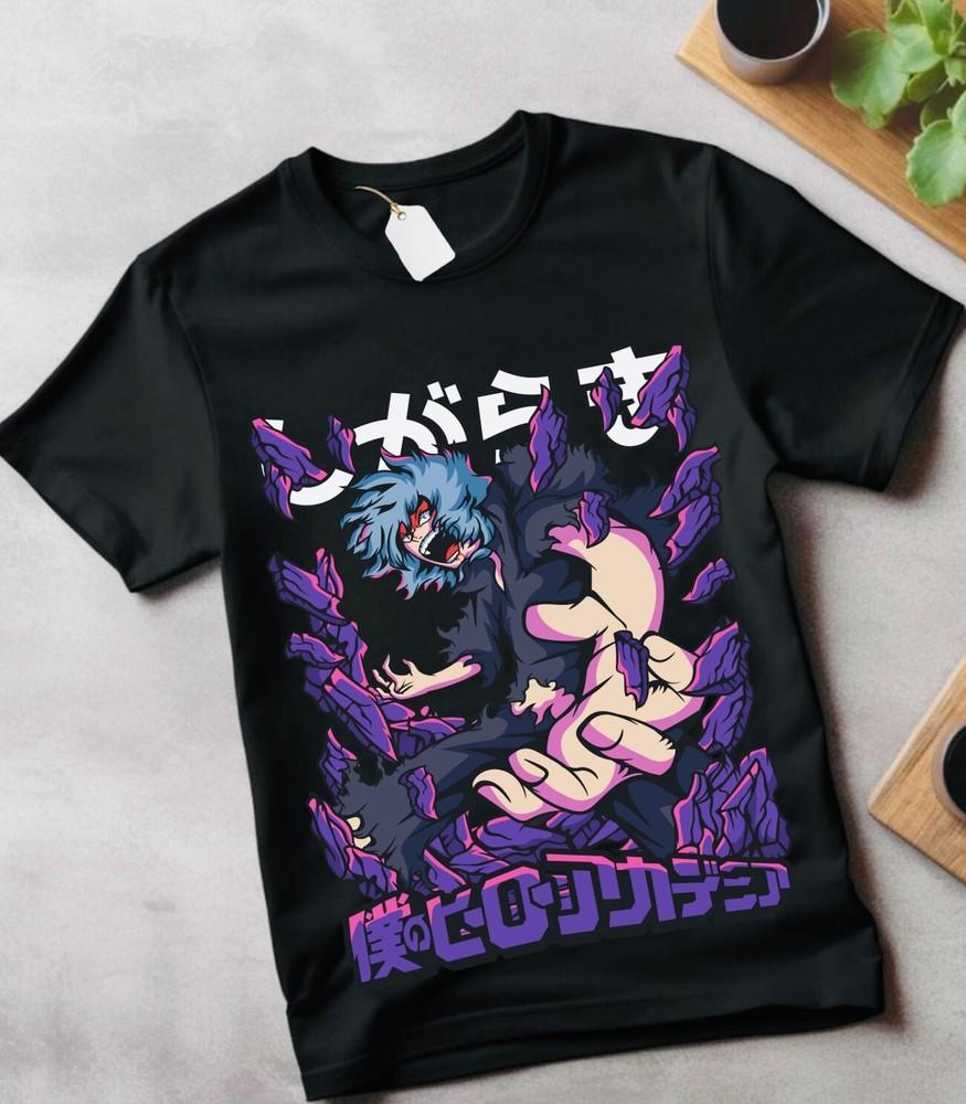 

Dabi T-shirt My hero Academia Mha Toya Todoroki Anime Gift Black Shirt All size S