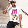 2026 Baseball Ice Cream Graphic Tee Y2k Sport Print For Game Day Sports Lovers Short Sleeve Tshirt