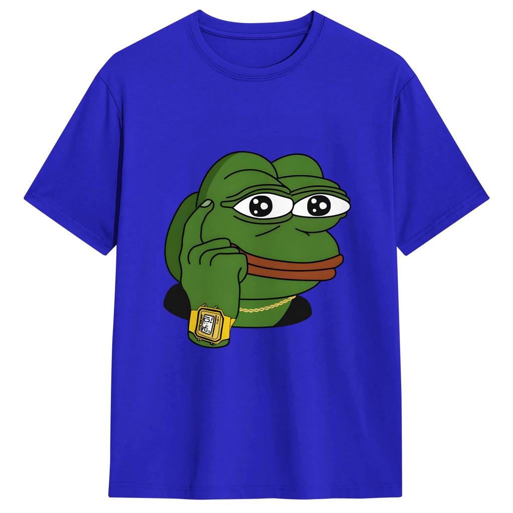 Pepe The Frog Tshirt For Unisex Awesome 100 Cotton Tee Shirt O Neck Short Sleeve T Shirts Summer Clothing