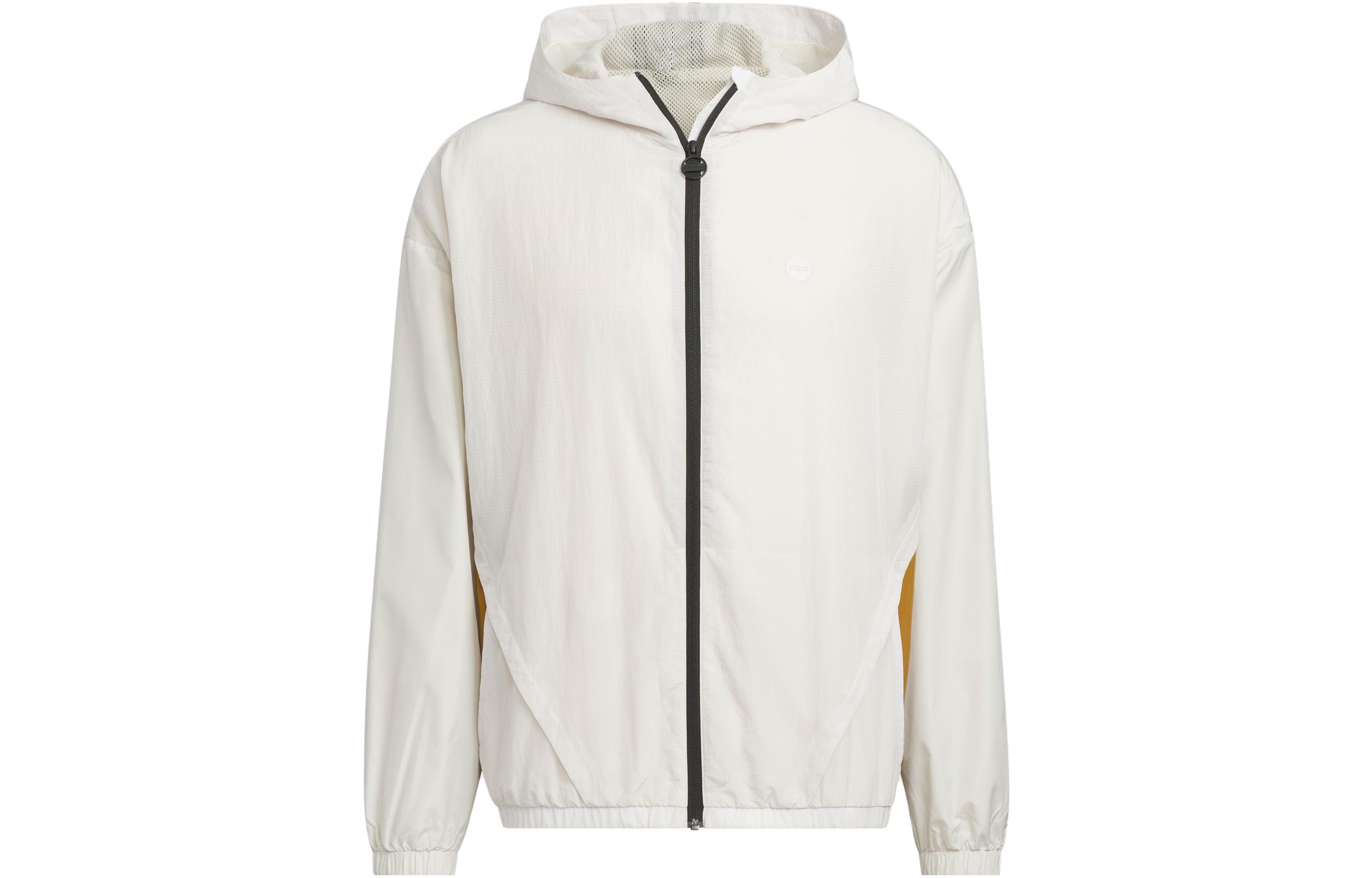 Adidas Neo Jackets Men s Beige Hooded Moderate Other IQ3341 XL